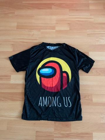 Nieuw Amongus shirt maat 122/128/134 beschikbaar voor biedingen