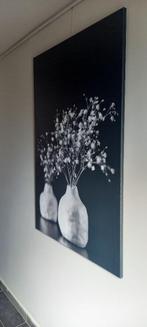 Art Frame Vaas met bloemen 80x120 cm canvas, Huis en Inrichting, Woonaccessoires | Schilderijen, Tekeningen en Foto's, Ophalen