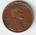 1  cent  1941  Amerika. km. 132, Ophalen of Verzenden, Noord-Amerika, Losse munt