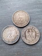 3x 5 reichsmark Duitsland zilver, Postzegels en Munten, Zilver, Duitsland, Ophalen of Verzenden