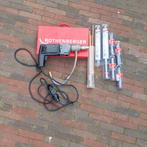 Diamant boormachine met nieuwe boren, Doe-het-zelf en Verbouw, Gereedschap | Boormachines, Ophalen of Verzenden, Gebruikt, Minder dan 400 watt