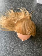 Oefenhoofd met blond haar, Nieuw, M, Ophalen of Verzenden, Pruik of Haarverlenging