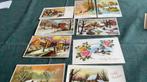 Kerstkaarten jaren 50.  9 stuks 10 euro Ophalen., Ophalen, Zo goed als nieuw
