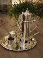 Prachtig Verzilverd Koffie-Suiker en Melk Set! Gemerkt, Antiek en Kunst, Ophalen of Verzenden