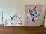 Twee schilderijen, Ophalen, 50 tot 75 cm, Zo goed als nieuw, Schilderij
