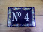 Te koop:  Blauwe Spaanse Huisnummer Tegeltjes, Huis en Inrichting, Woonaccessoires | Overige, Ophalen of Verzenden, Nieuw