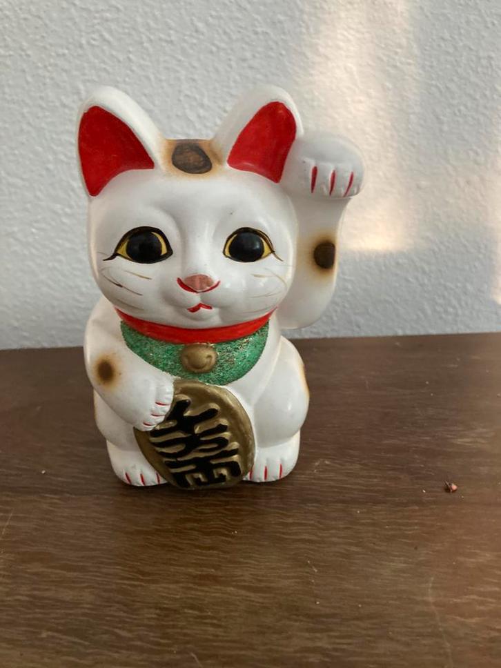 Maneki Neko (spaarpot )ook wel bekend als de "Lucky Cat", Verzamelen, Spaarpotten, Nieuw, Ophalen of Verzenden