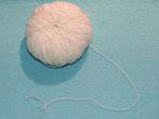 Nieuw bolletje dun haakkatoen ecru 32 gram voor naald 1, Ophalen of Verzenden, Nieuw, Breien of Haken, Wol of Garen
