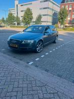 Audi A6 C6 2.4 V6 2008, Auto's, Audi, Automaat, Zwart, Blauw, USB
