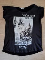 Nylon dames T-shirt met print Xl NIEUW, Zwart, Maat 46/48 (XL) of groter, Nieuw, Ophalen of Verzenden