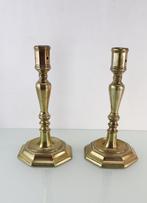 Set Louis Quinze kandelaars 18e eeuw, Ophalen of Verzenden, Koper of Brons