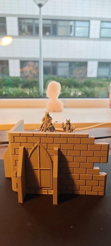 3D Printed Gothic Ruins – Modular Fantasy Terrain (D&D, Warh, Hobby en Vrije tijd, Modelbouw | Figuren en Diorama's, Zo goed als nieuw