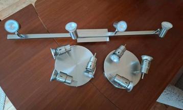 Plafondlampen met draaibare spots - Set van 3! beschikbaar voor biedingen