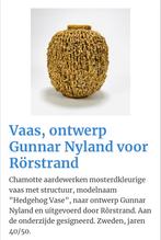 Vaas Gunnar Nyland Rorstrand, Antiek en Kunst, Ophalen of Verzenden