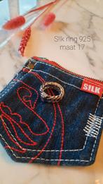 S!lk Zilveren Ring, Ophalen of Verzenden, Zo goed als nieuw, 17 tot 18, Dame of Heer