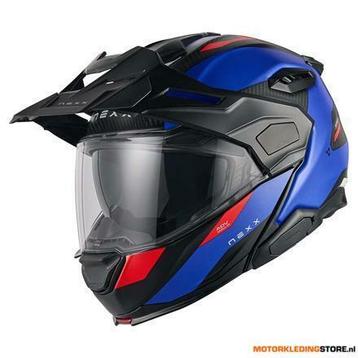 Nexx X.LFC Terra Systeemhelm, Blauw-Rood beschikbaar voor biedingen