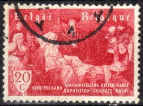 Belgie 1955 - Yvert/OBP 964 - Keizer Karel te Gent (ST), Postzegels en Munten, Postzegels | Europa | België, Gestempeld, Kunst