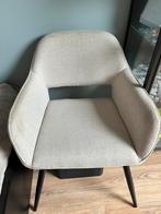 Vijf eetkamerstoelen beige, Ophalen, Gebruikt, Overige kleuren, Karwei