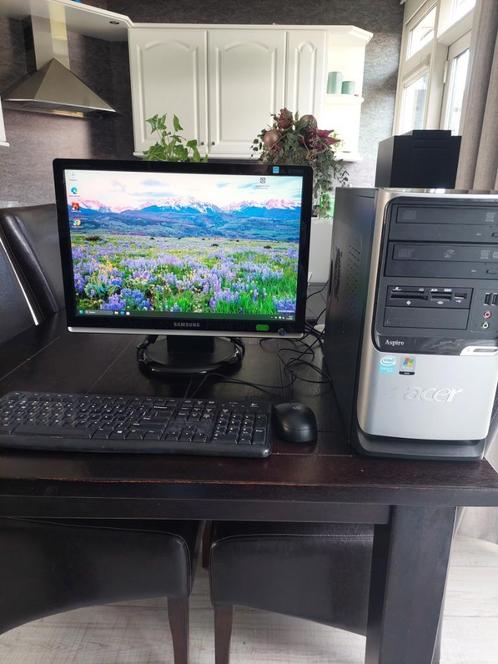 Complete Game PC, Computers en Software, Desktop Pc's, Zo goed als nieuw, 4 Ghz of meer, HDD, SSD, 16 GB, Met videokaart, Met monitor