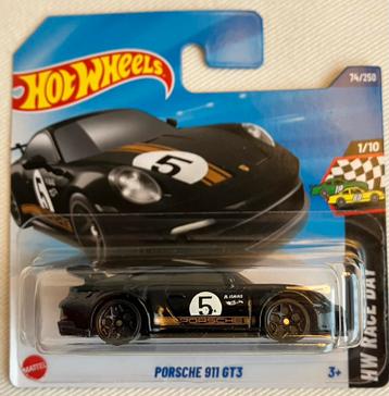 Hot Wheels Porsche 911 GT3 zwart Hotwheels beschikbaar voor biedingen