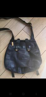 Exclusieve Gucci leren schoudertas vintage, Verzenden, Zo goed als nieuw, Zwart, Leer