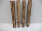 Setje van 4 zebrano balkjes draaiwerk sieraden hout, Ophalen of Verzenden, Nieuw