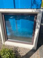 Kunstof raam kozijn - draai/kiep - dubbel glas - 105x105, Doe-het-zelf en Verbouw, Kozijnen en Schuifpuien, Kunststof, Gebruikt