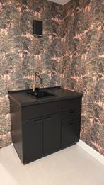 Keukenblok ikea goud & zwart 3 maanden oud 63 cm bij 102 cm, Huis en Inrichting, Keuken | Keukenelementen, Ophalen, 100 tot 150 cm