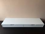 Witte plank met lades van IKEA, Huis en Inrichting, Woonaccessoires | Wandplanken en Boekenplanken, Ophalen, Zo goed als nieuw