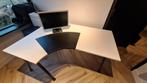 Ikea Hoekbureau - Wit/Zwart 160 cm., Huis en Inrichting, Bureaus, Ophalen of Verzenden, Gebruikt, Bureau