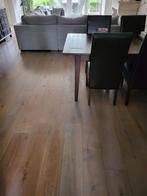 Frans eikenhout lamelparket vloer - 50 m2, Gebruikt, Bruin, 50 tot 75 m², Ophalen