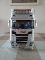 Tamiya / Carson 56373 Scania 770S 6x4 Zilver Full Options, Hobby en Vrije tijd, Schaal 1:14, Nieuw, Auto onroad, RTR (Ready to Run)