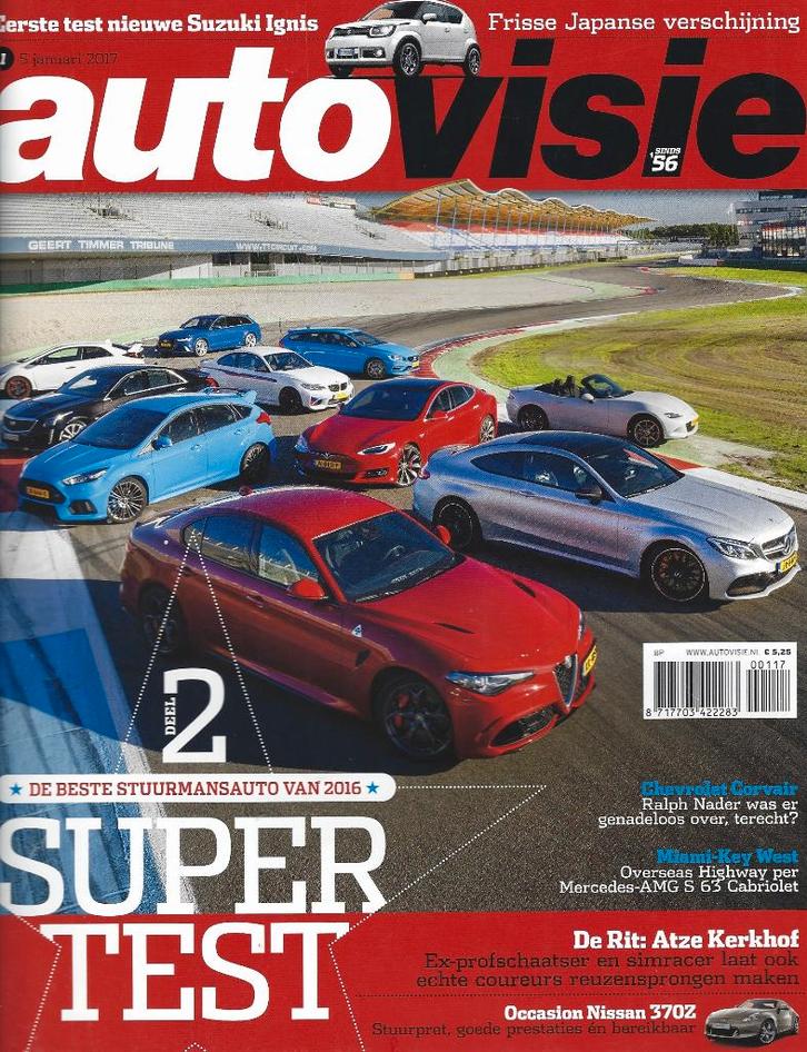 Autovisie Supertest 2016 deel 2, Boeken, Auto's | Folders en Tijdschriften, Gelezen, Algemeen, Ophalen of Verzenden