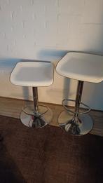 Barkrukken Moderne  2x  in hoogte verstelbaar, Huis en Inrichting, Barkrukken, Ophalen, Kunststof, In hoogte verstelbaar, 60 tot 90 cm