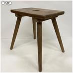 Oud, Duits Melkkrukje / beukenhout / Bijzettafeltje, Huis en Inrichting, Krukjes, Ophalen, Gebruikt, Nvt, Nvt