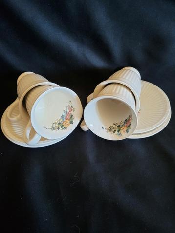 Vintage Wedgwood Patrician Kop en Schotels (1940-1970) beschikbaar voor biedingen