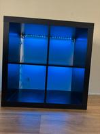 IKEA Vakkenkast met LED Strip, Huis en Inrichting, Ophalen, Met plank(en), Gebruikt, 50 tot 100 cm