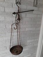Antieke Hangweegschaal / Waag, Witgoed en Apparatuur, Weegschalen, Ophalen of Verzenden, Gebruikt, Hangweegschaal, Analoog