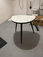 Vintage Bijzettafeltje Formica/Teak, Ophalen, Minder dan 45 cm, Minder dan 55 cm, Zo goed als nieuw