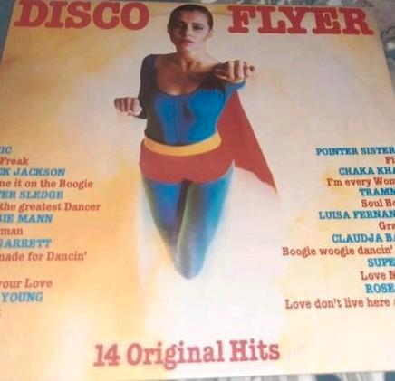 Disco Flyer LP - 14 Originele Hits, Cd's en Dvd's, Vinyl | Pop, Gebruikt, 1960 tot 1980, 12 inch, Ophalen of Verzenden