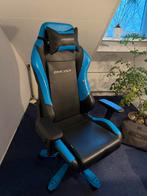 DXRacer gaming stoel – zwart/blauw – ergonomisch, Huis en Inrichting, Bureaustoelen, Ophalen, Blauw, Zo goed als nieuw, Bureaustoel