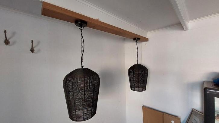 Hanglampen, Huis en Inrichting, Lampen | Hanglampen, Zo goed als nieuw, Minder dan 50 cm, Ophalen