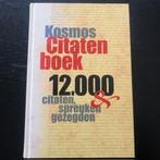 Kosmos - Citatenboek (12.000 citaten spreuken, gezegden), Overige uitgevers, Ophalen of Verzenden, Zo goed als nieuw