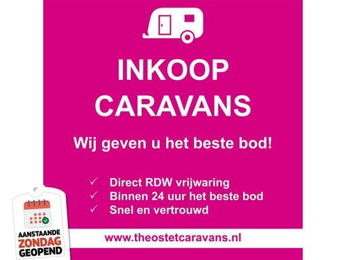Inkoop Caravan Bürstner, Caravelair, Chateau, Fendt Hobby.., Caravans en Kamperen, Caravans, Bedrijf, Hobby