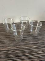 Dubbelwandige thee glazen, Glas of Glazen, Nieuw, Ophalen of Verzenden, Glas