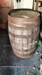 Oude antieke statafel regenton wijnvat wijnton ton, 150 liter of meer, Ophalen, Zo goed als nieuw, Hout