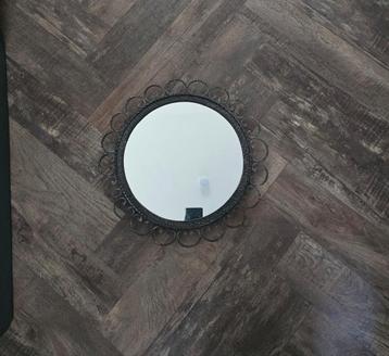 Ronde vintage spiegel – 30 cm diameter beschikbaar voor biedingen