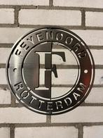 Feyenoord logo rvs, Verzamelen, Sportartikelen en Voetbal, Ophalen of Verzenden, Zo goed als nieuw, Feyenoord, Overige typen