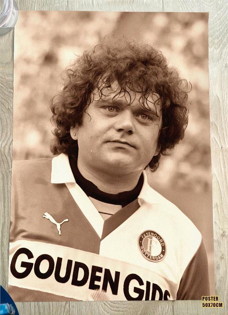 Andre Hazes in Feyenoord shirt Poster Affiche, Verzamelen, Sportartikelen en Voetbal, Nieuw, Shirt, Feyenoord, Ophalen of Verzenden