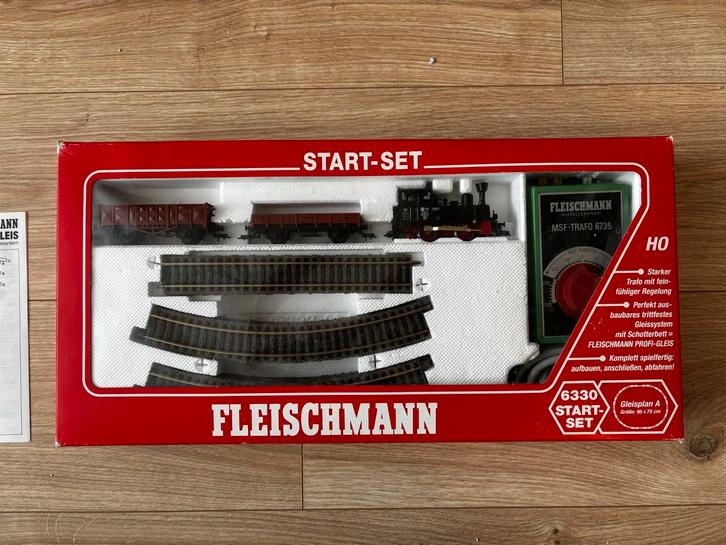Fleischmann 6330 Startset + Uitbreidingen, Hobby en Vrije tijd, Modeltreinen | H0, Zo goed als nieuw, Treinset, Gelijkstroom, Fleischmann